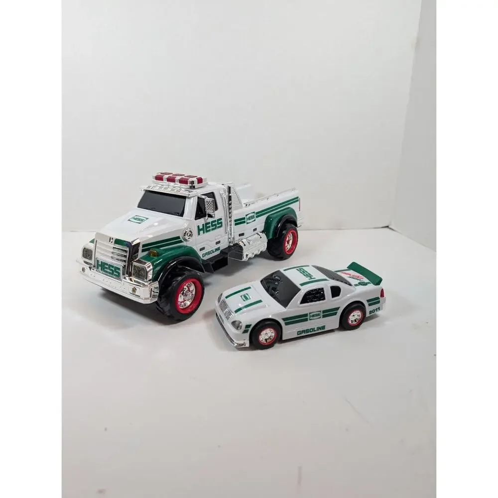 2011 Hess Toy Truck and Race Car Tested NIB Batteries Removed